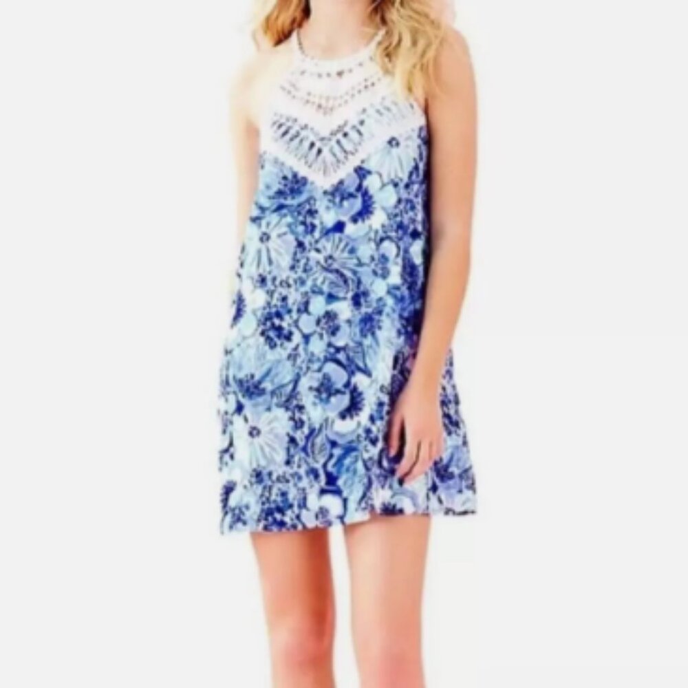 Lilly Pulitzer Catch n Keep Pearl Shift dress sz 10